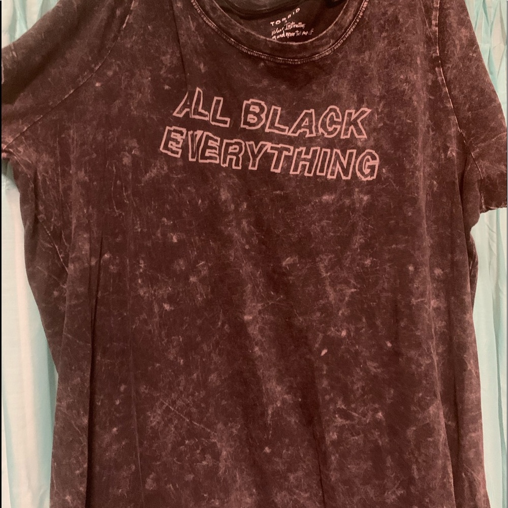 “All black everything” torrid t-shirt